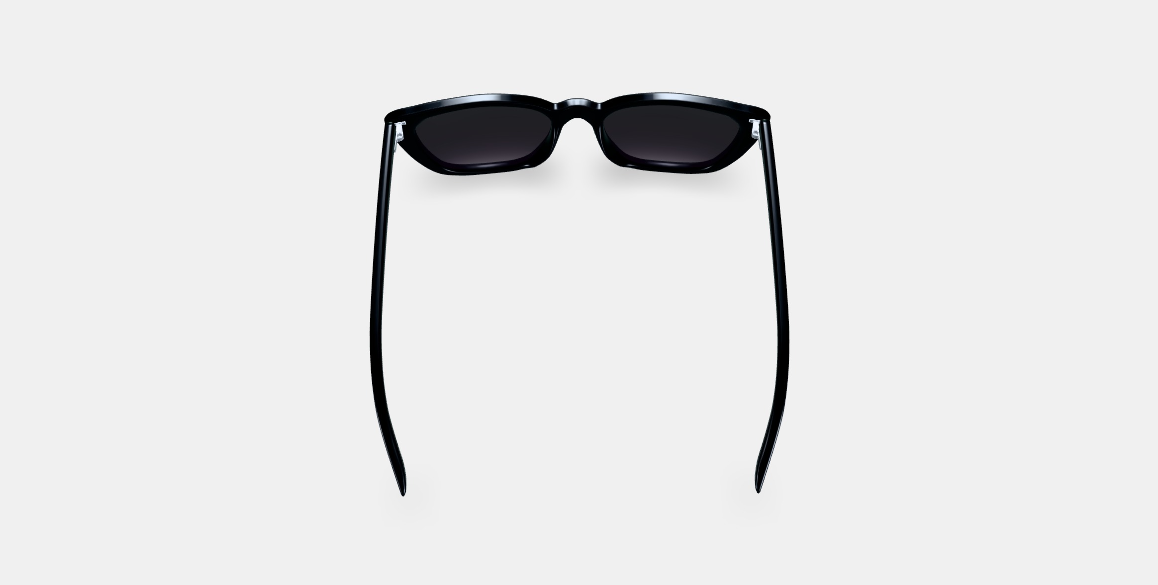 Janelle Sunglasses in Jet Black 3D model_3