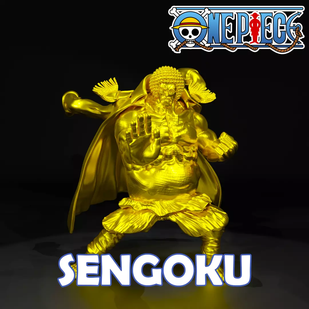SENGOKU Buddha Fan art - ONE PIECE - 3D PRINT 3D print model