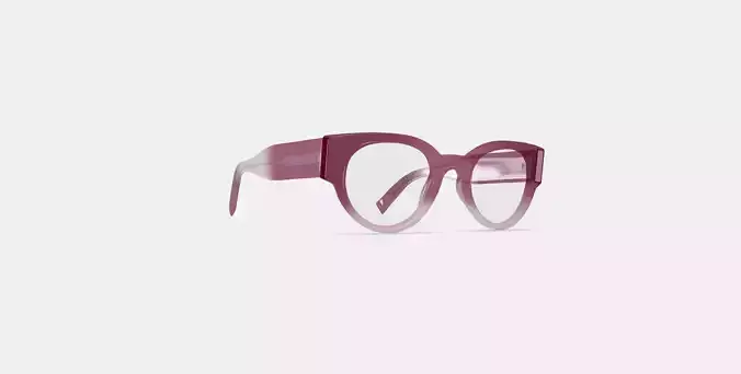 Leti Eyeglasses in Elderberry Crystal Fade