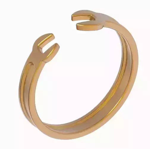 Mechanical Spanner Bracelet 3D print model