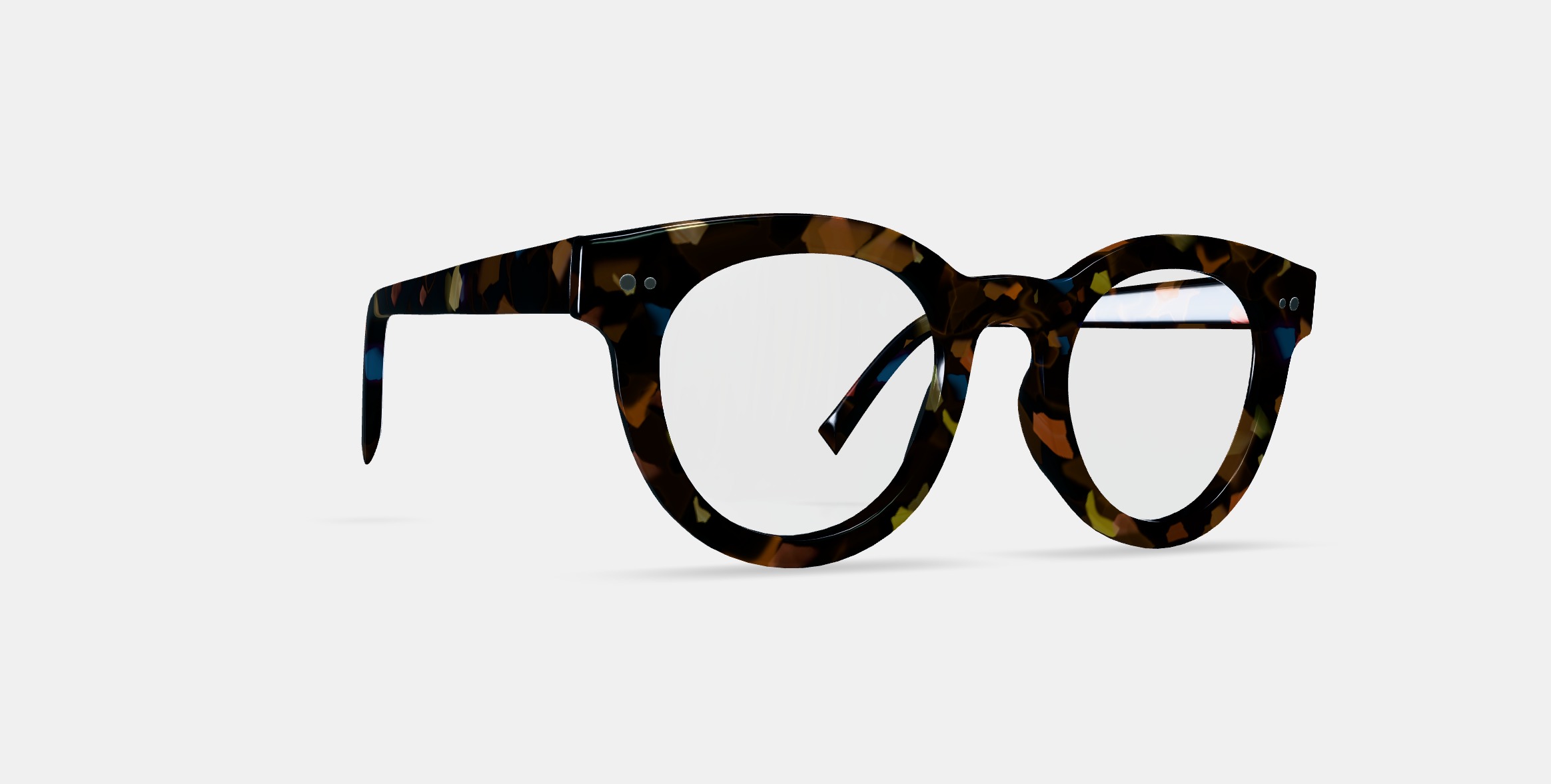 Naima Eyeglasses in Amalfi Tortoise 3D model_9