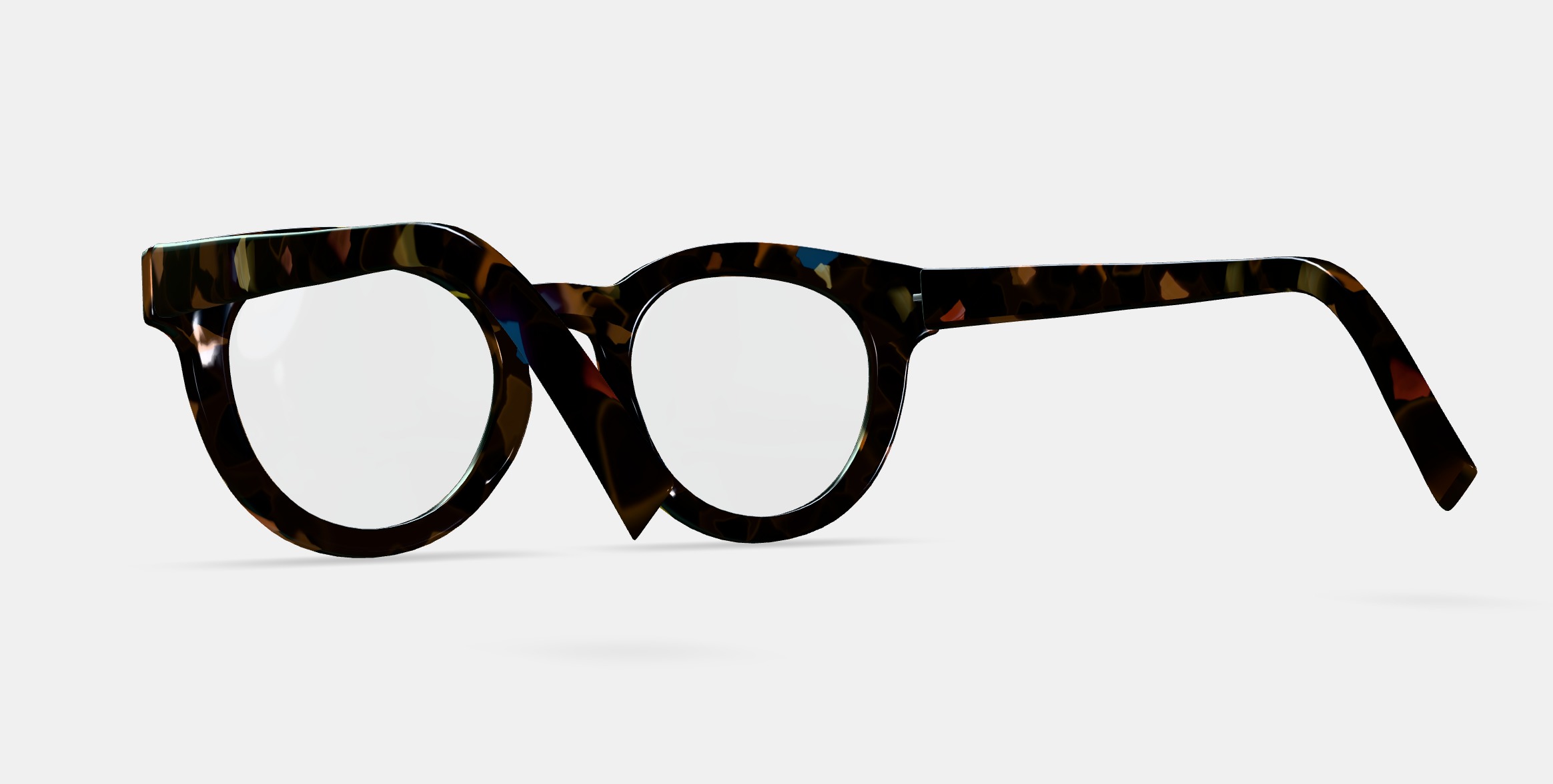 Naima Eyeglasses in Amalfi Tortoise 3D model_2
