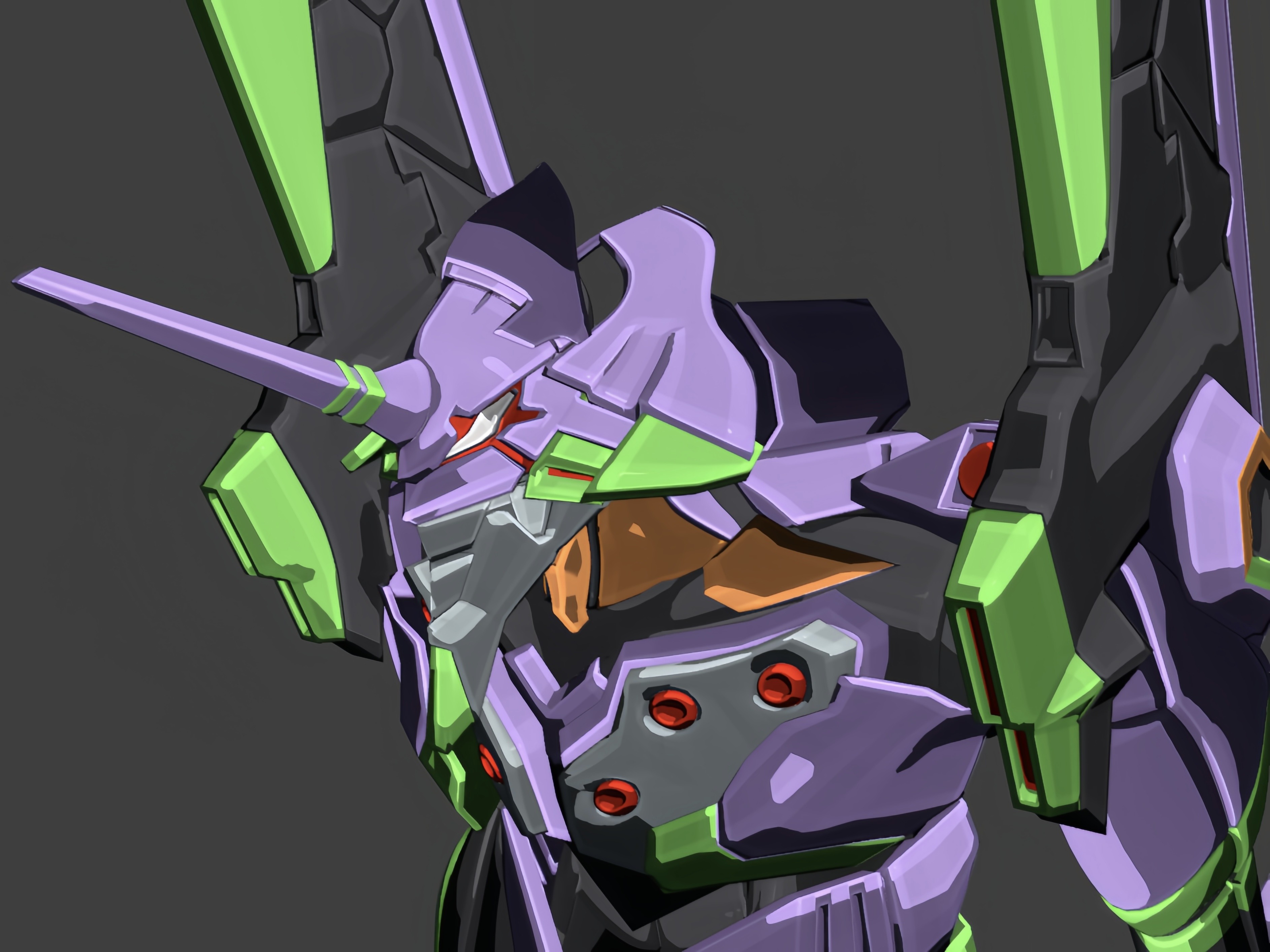 Evangelion Unit 01 - Rebuild of Evangelion 3D model_3