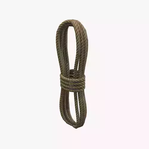 Medieval Rope Bundle Low-poly 3D model