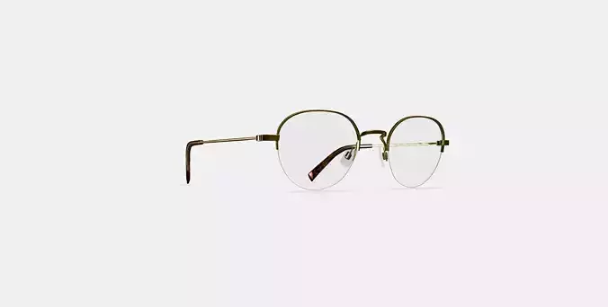Canning Eyeglasses in Polished Gold