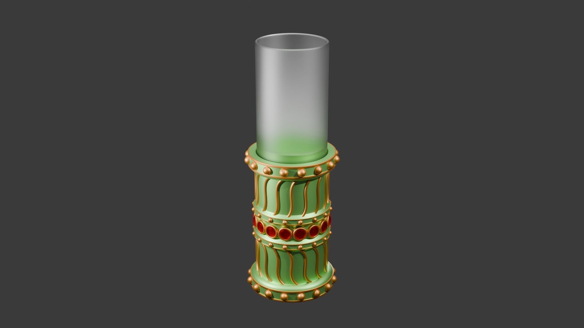 Decorative Candle Holder 3D print model_1