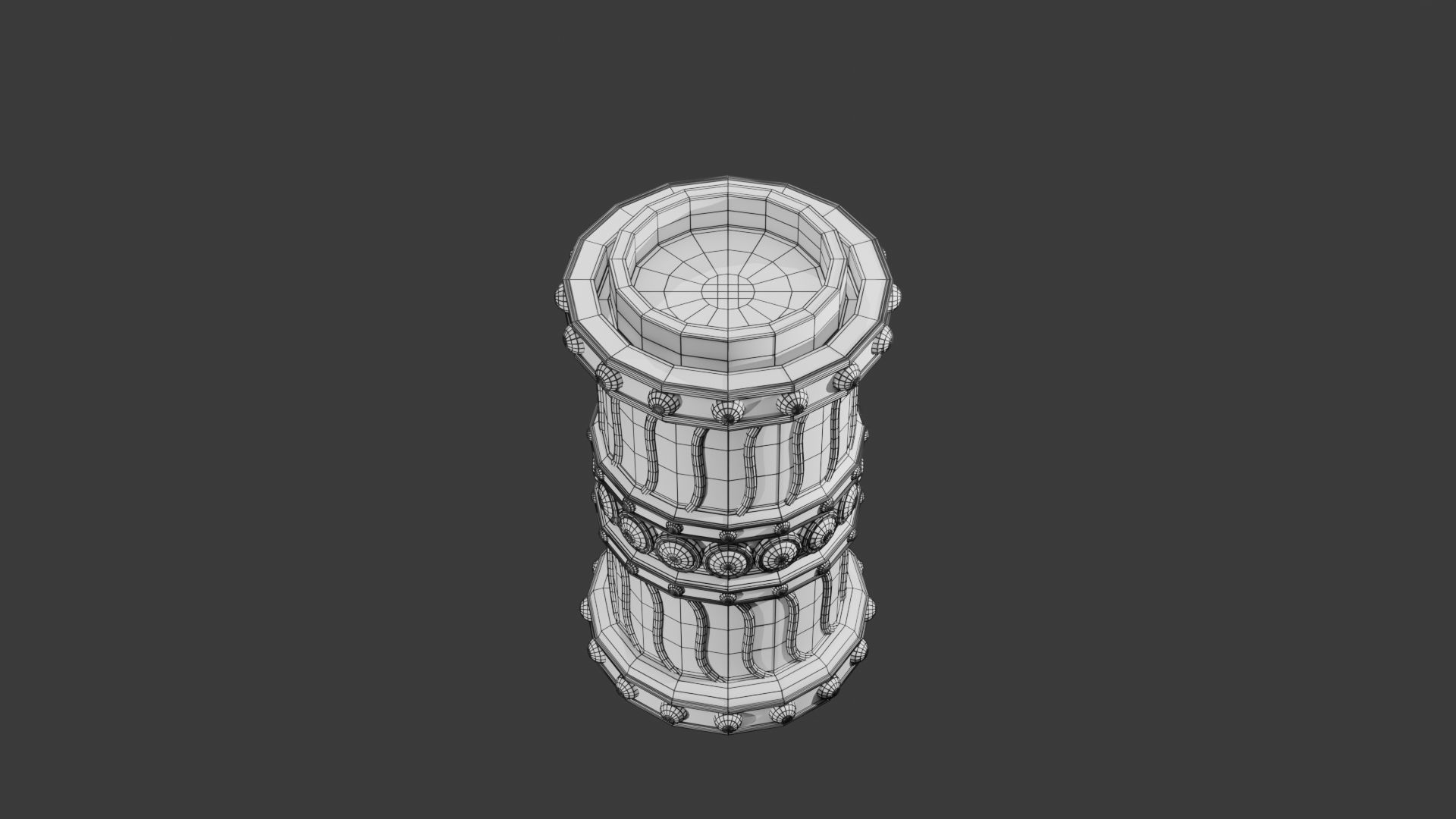 Decorative Candle Holder 3D print model_7