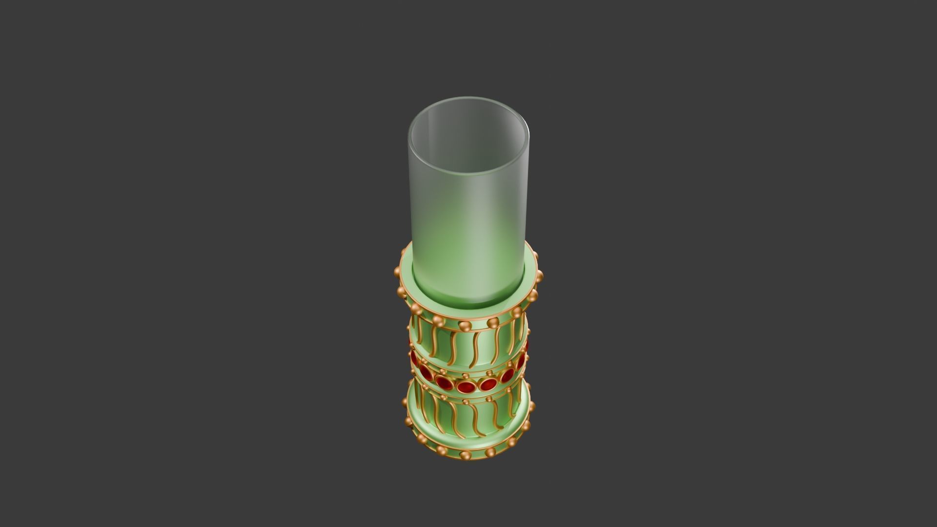Decorative Candle Holder 3D print model_3