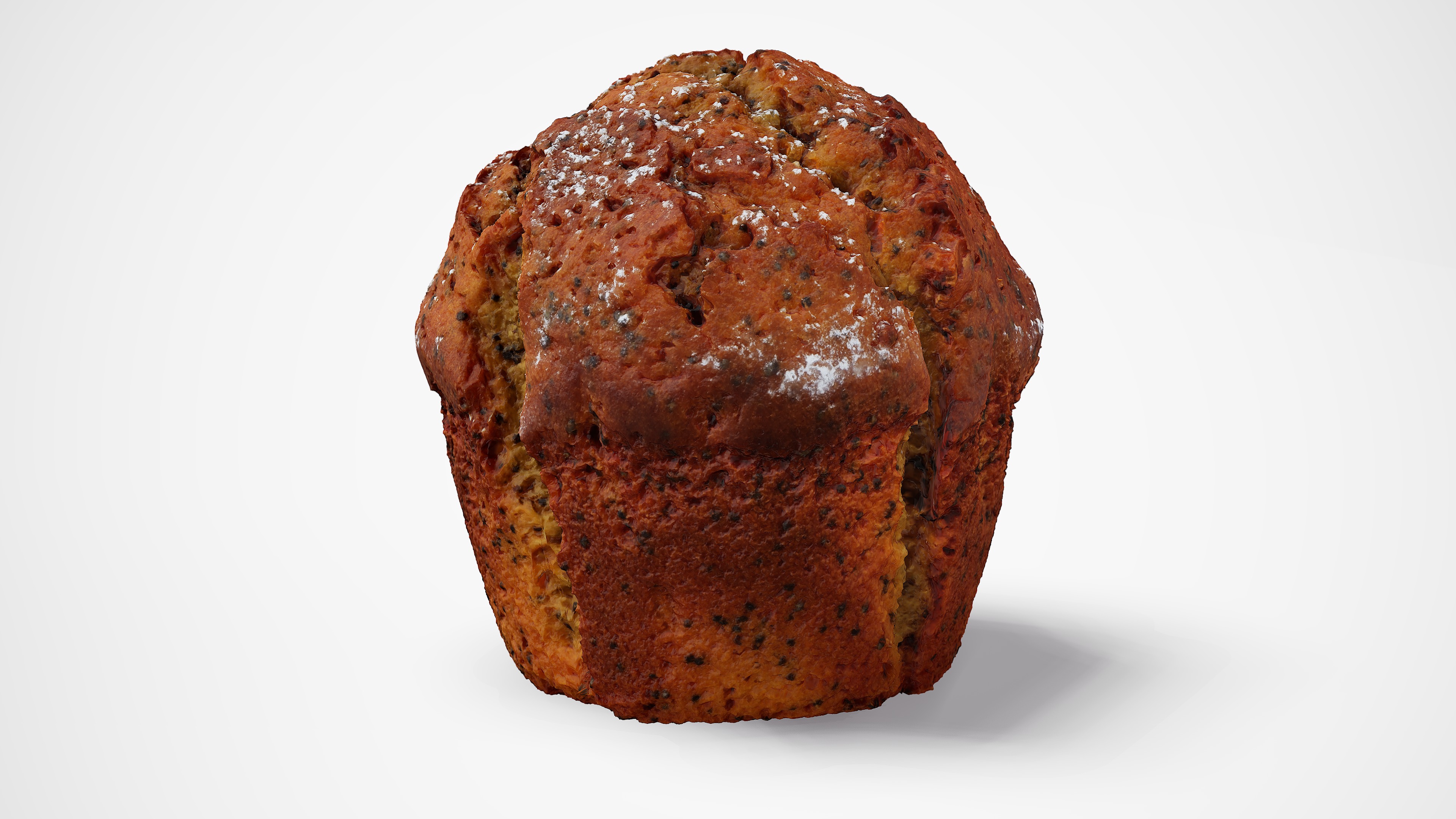 Muffin - Photorealistic Scan Low-poly 3D model_16
