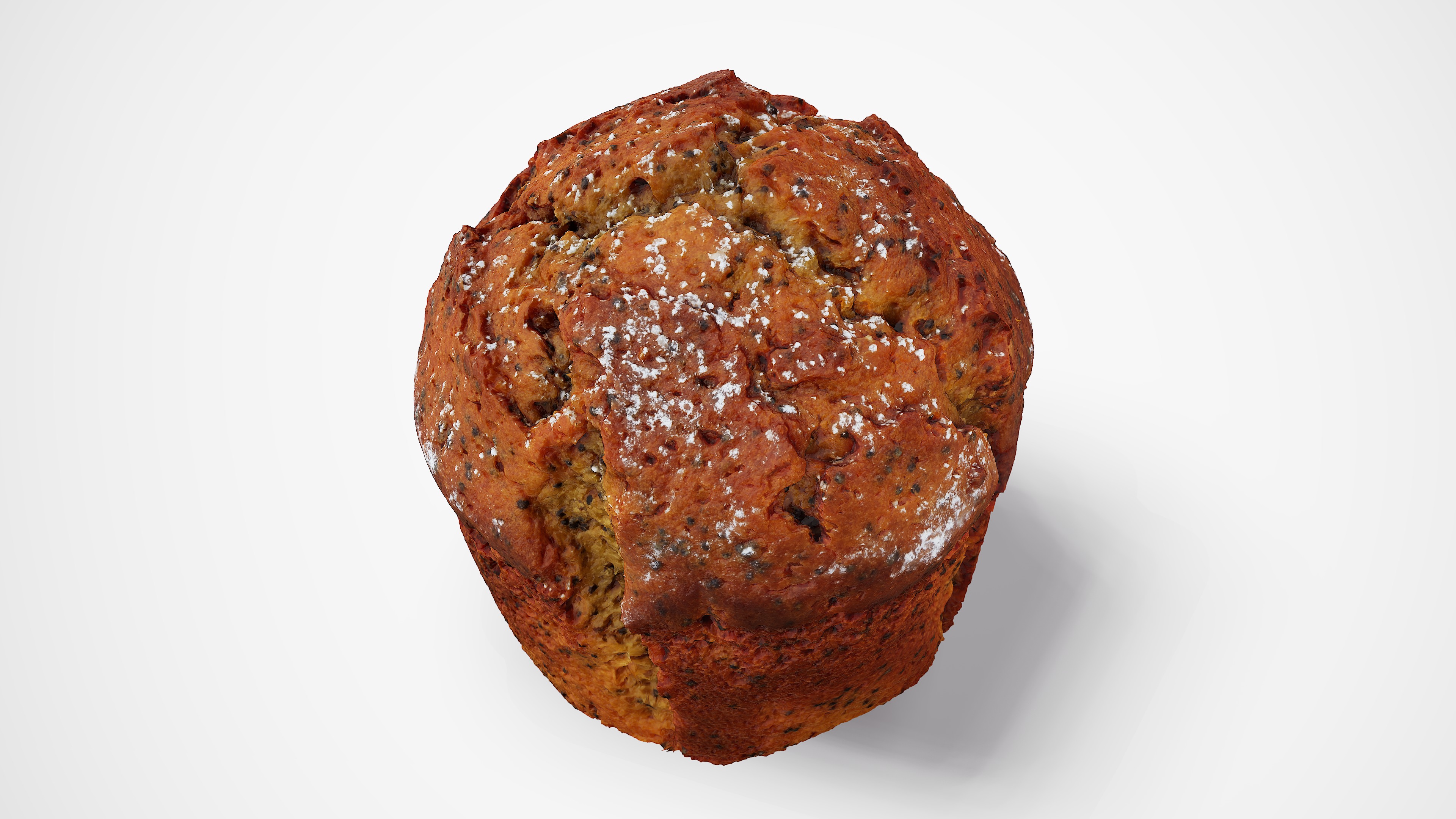 Muffin - Photorealistic Scan Low-poly 3D model_8