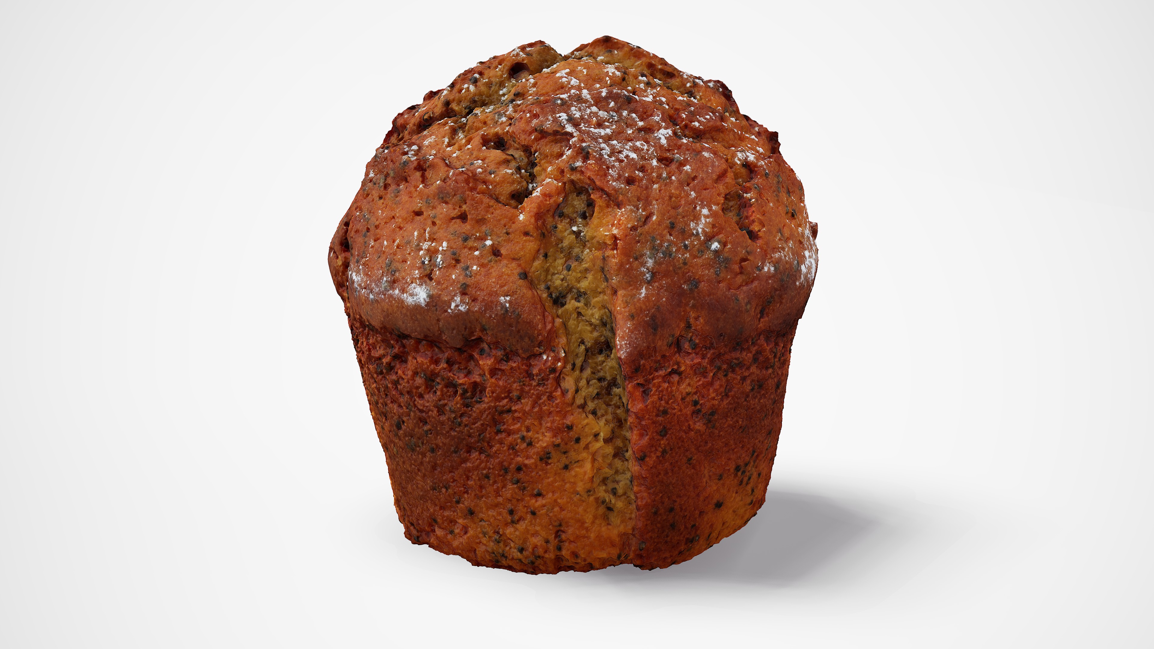 Muffin - Photorealistic Scan Low-poly 3D model_17