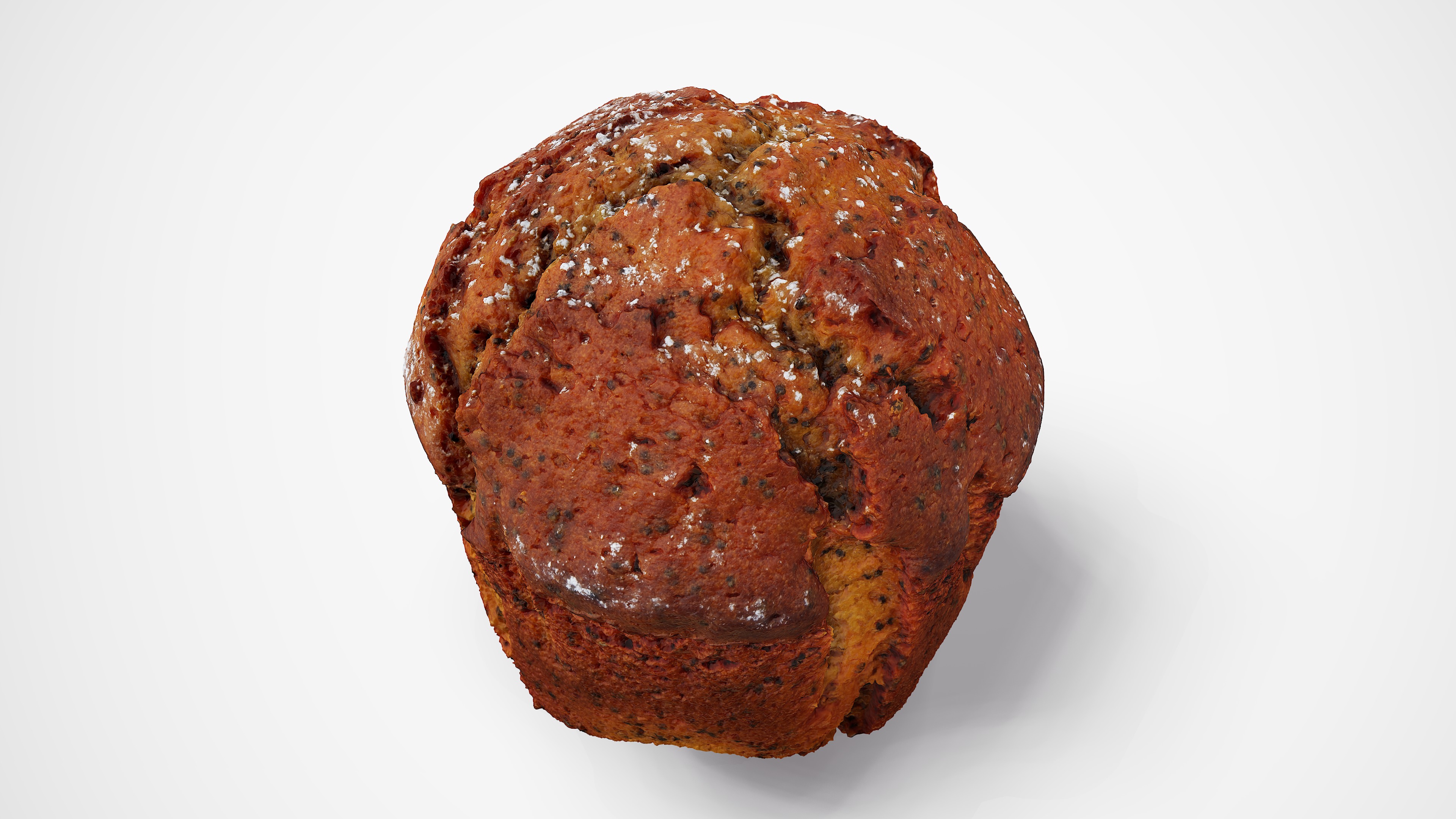 Muffin - Photorealistic Scan Low-poly 3D model_14