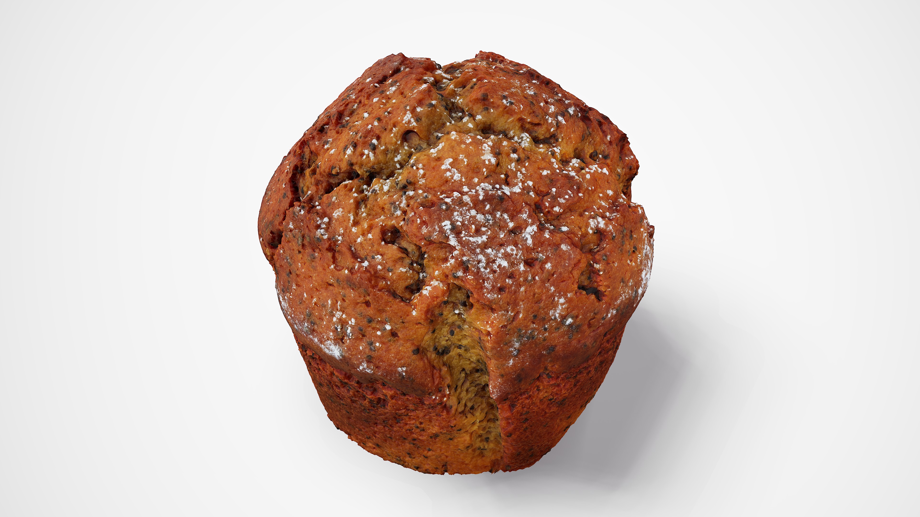Muffin - Photorealistic Scan Low-poly 3D model_9