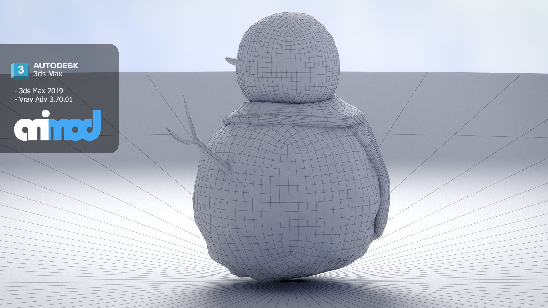 Snowman 3D model_9