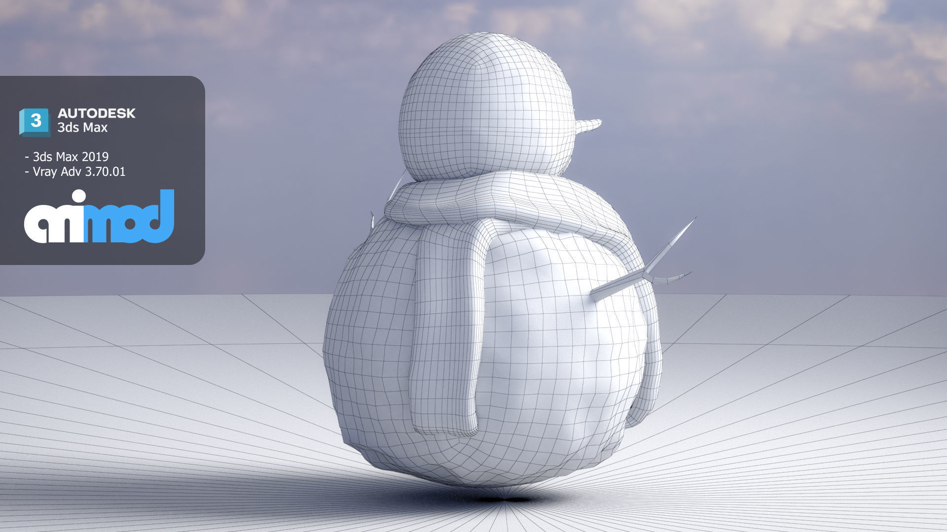 Snowman 3D model_8
