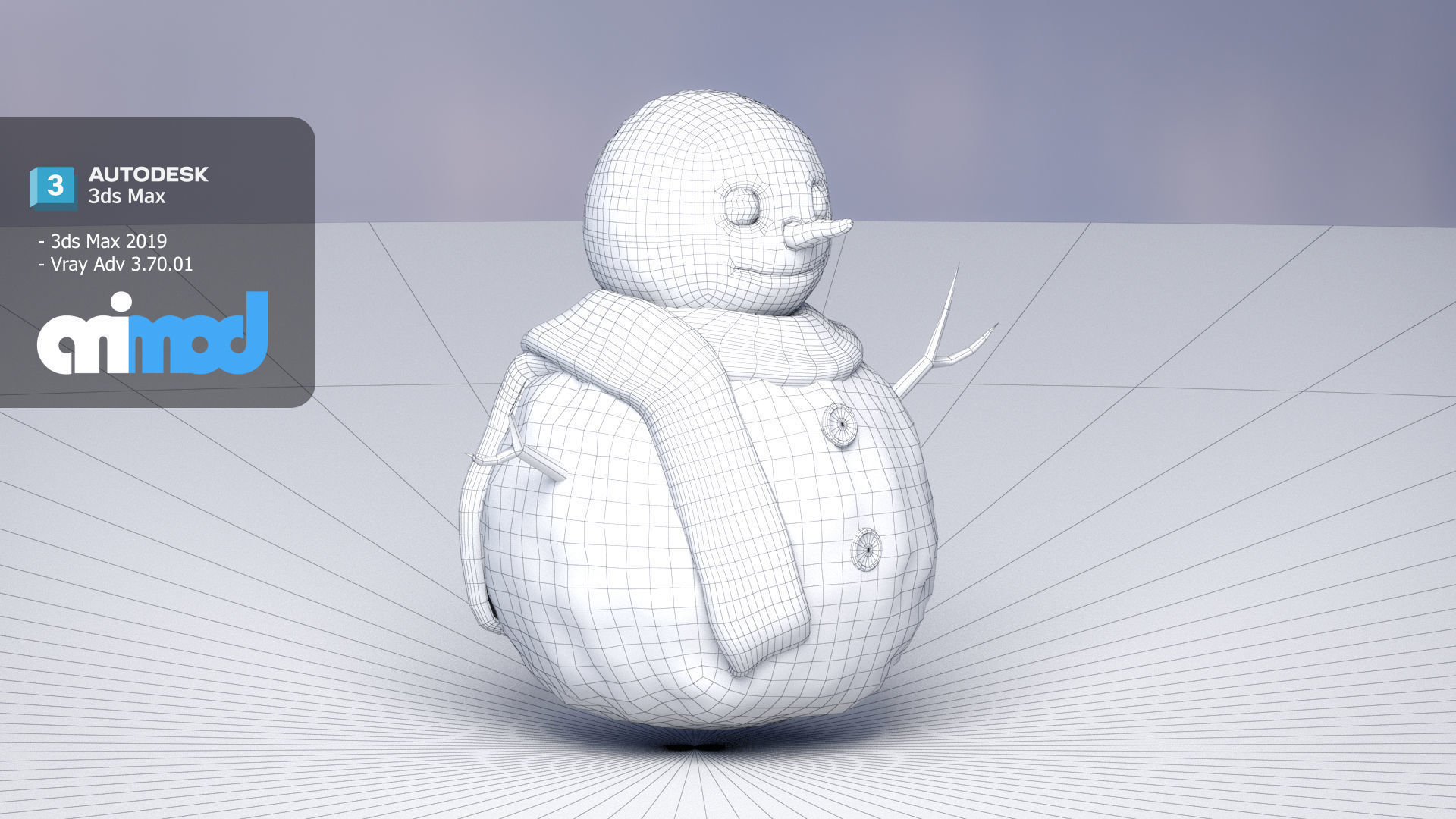 Snowman 3D model_6