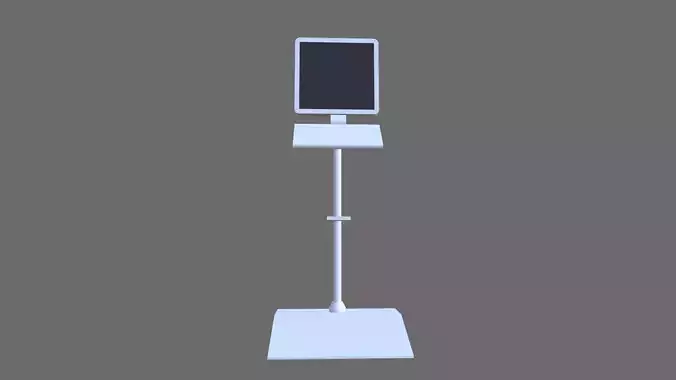 HMI Screen Low-poly 3D model