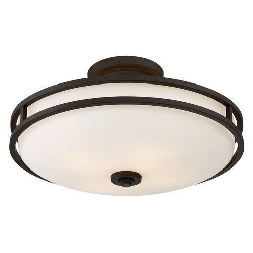 Roberson Light Semi Flush Mount 3D model_5