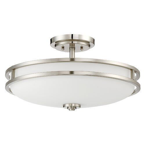 Roberson Light Semi Flush Mount 3D model_1