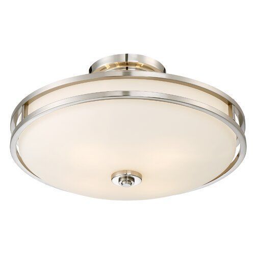Roberson Light Semi Flush Mount 3D model_6