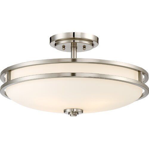 Roberson Light Semi Flush Mount 3D model_4