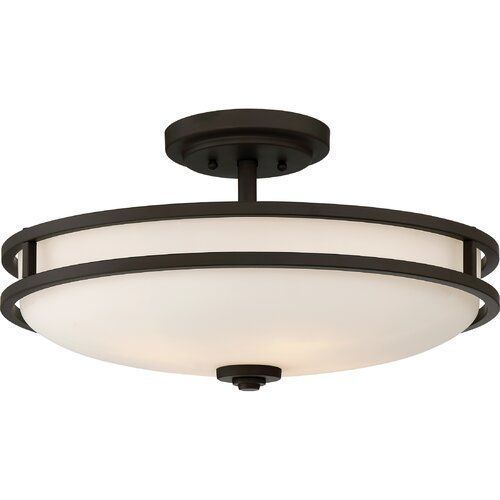 Roberson Light Semi Flush Mount 3D model_3