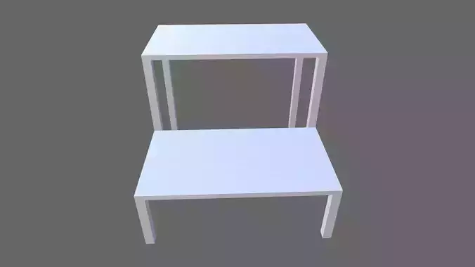 Small Stair Low-poly 3D model