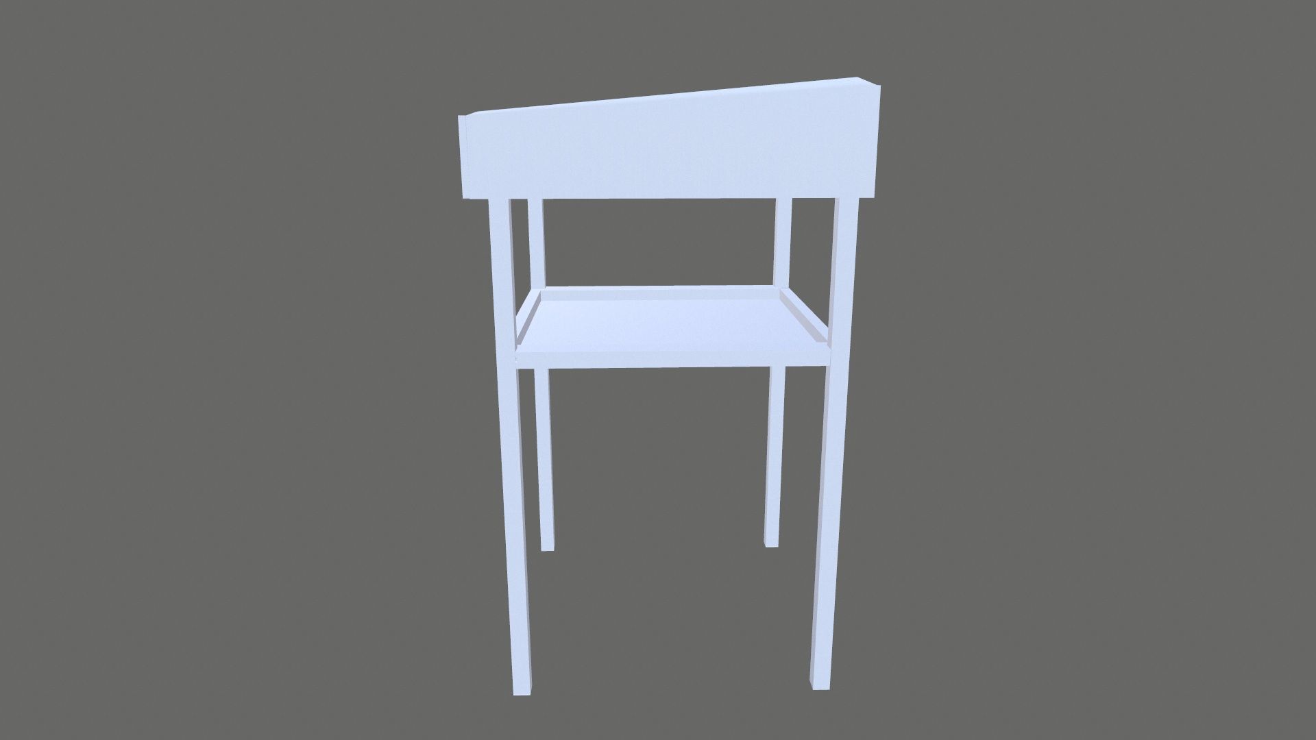 Table Low-poly 3D model_3