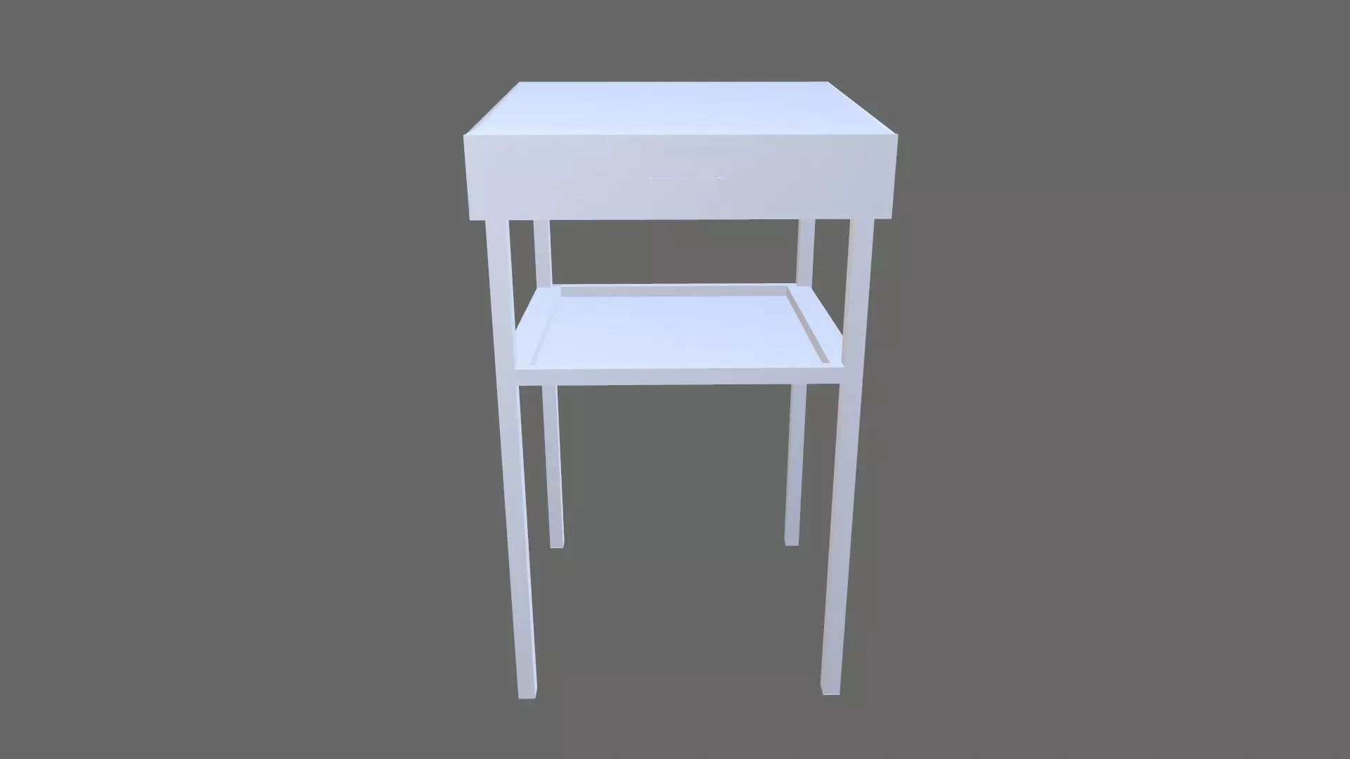 Table Low-poly 3D model_0