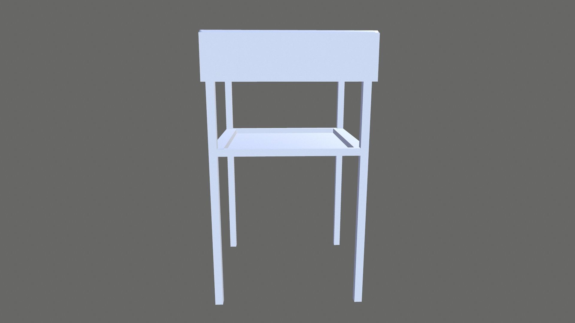 Table Low-poly 3D model_4