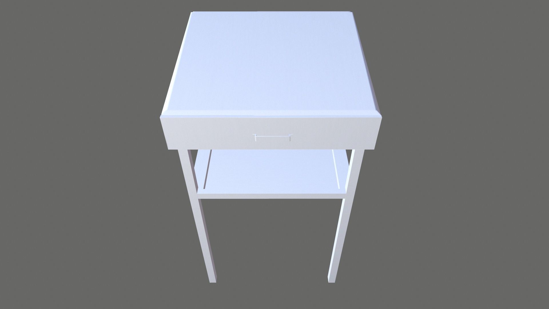 Table Low-poly 3D model_7