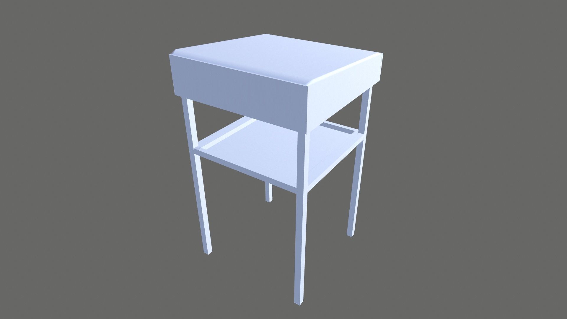 Table Low-poly 3D model_5