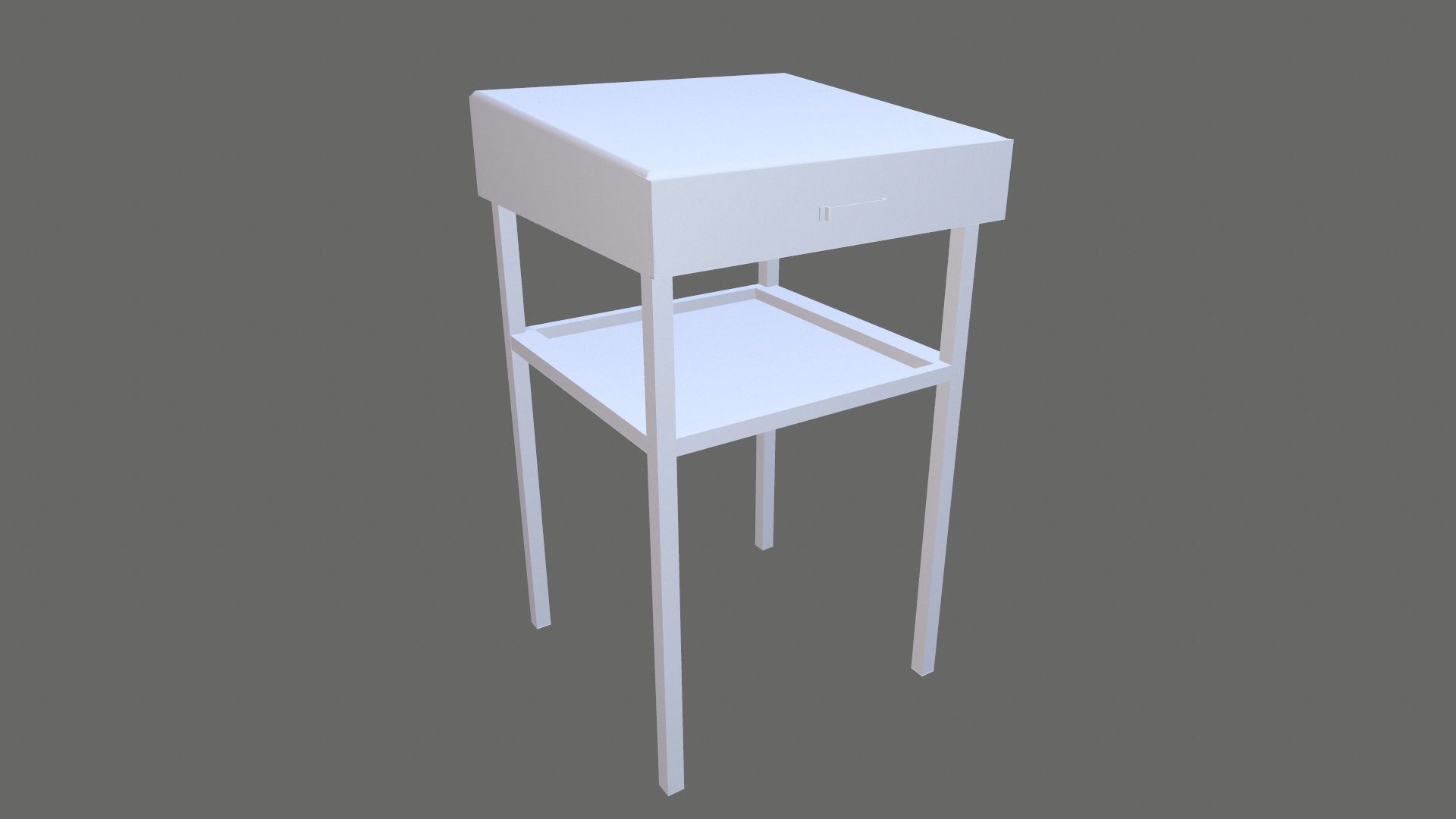Table Low-poly 3D model_2