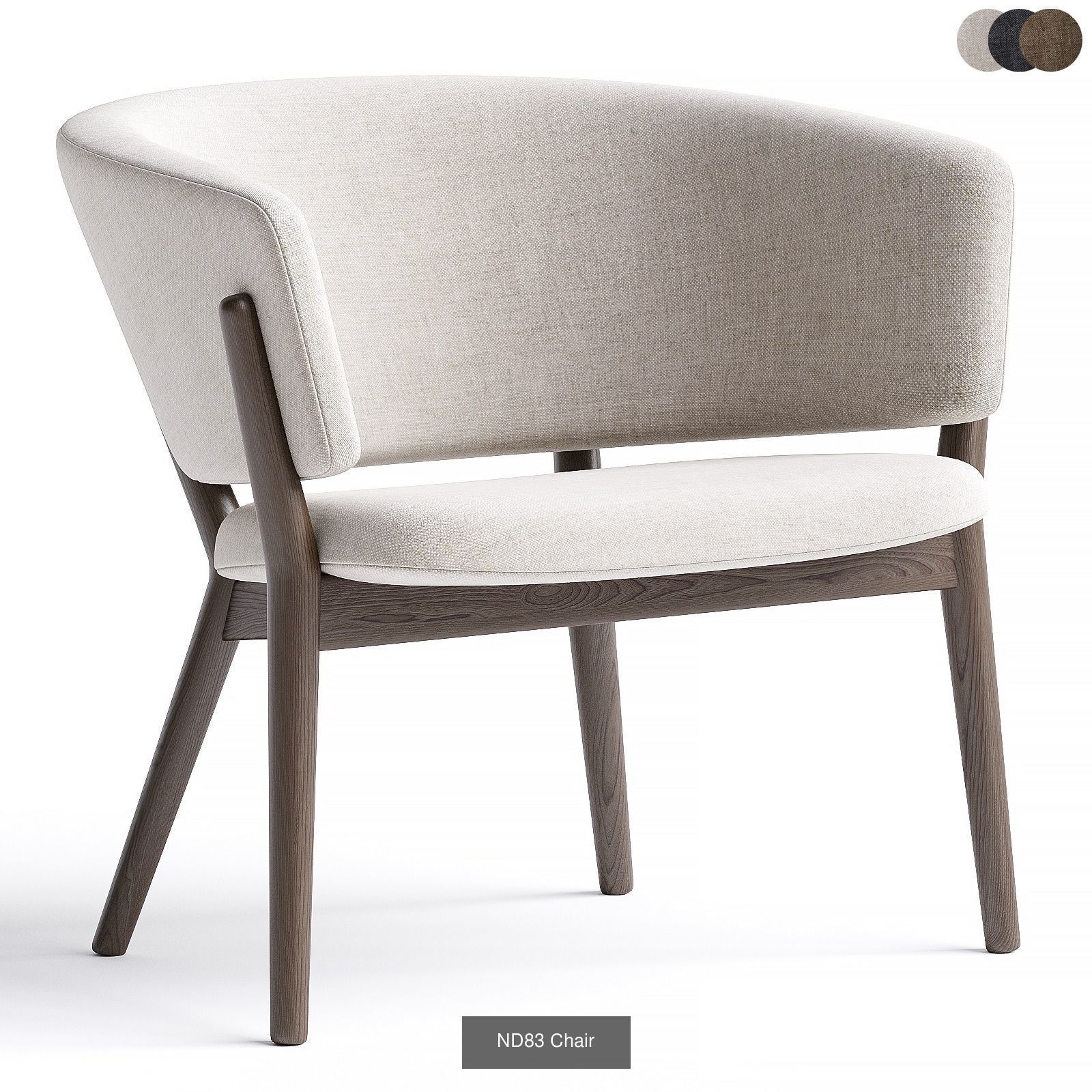 Modern armchairs 3D Model Collection_30