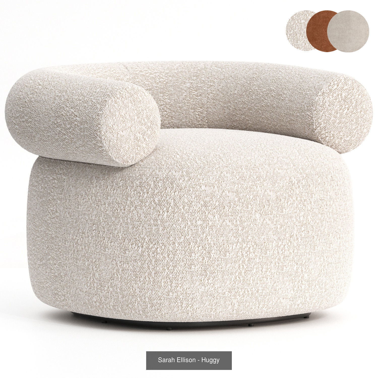 Modern armchairs 3D Model Collection_6