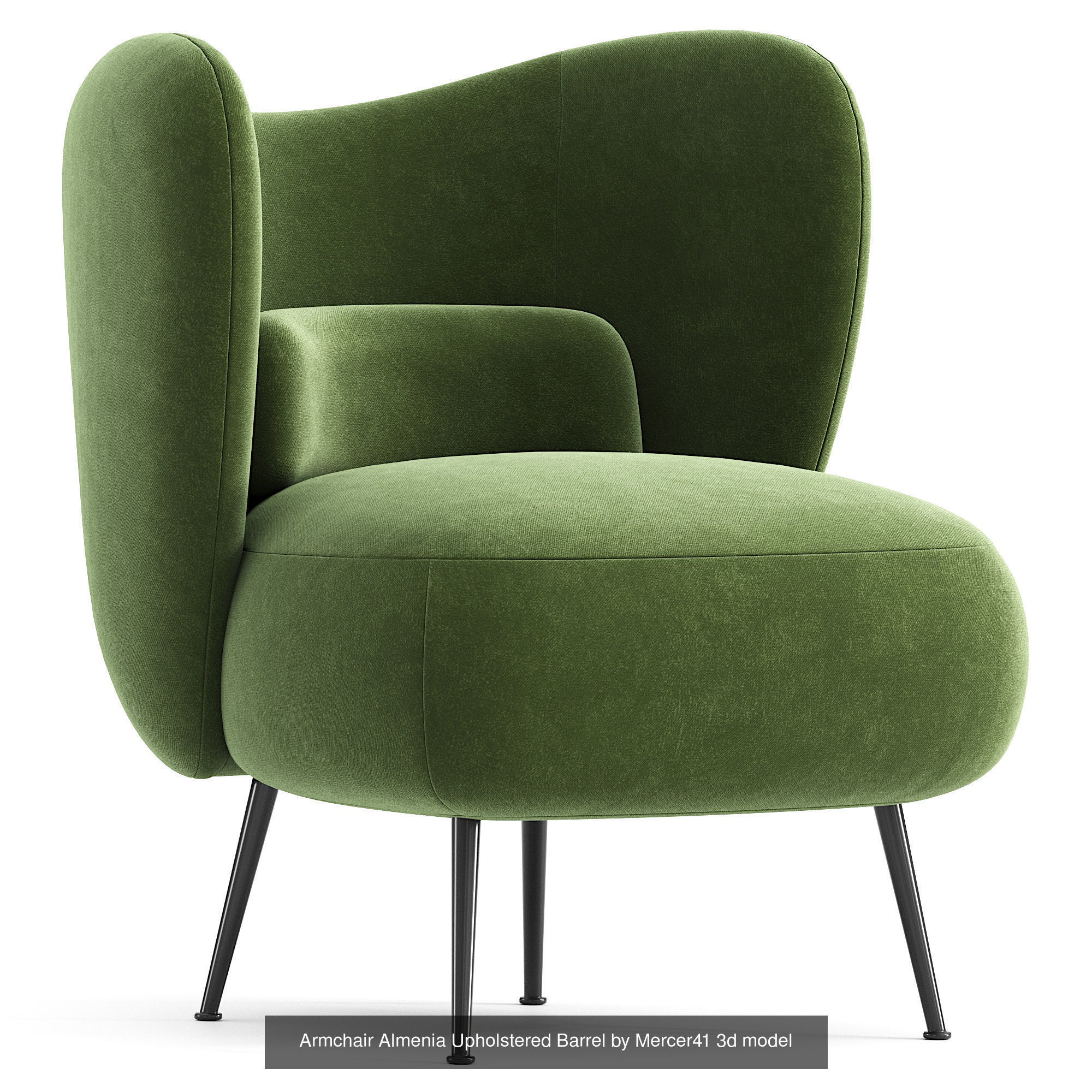 Modern armchairs 3D Model Collection_17