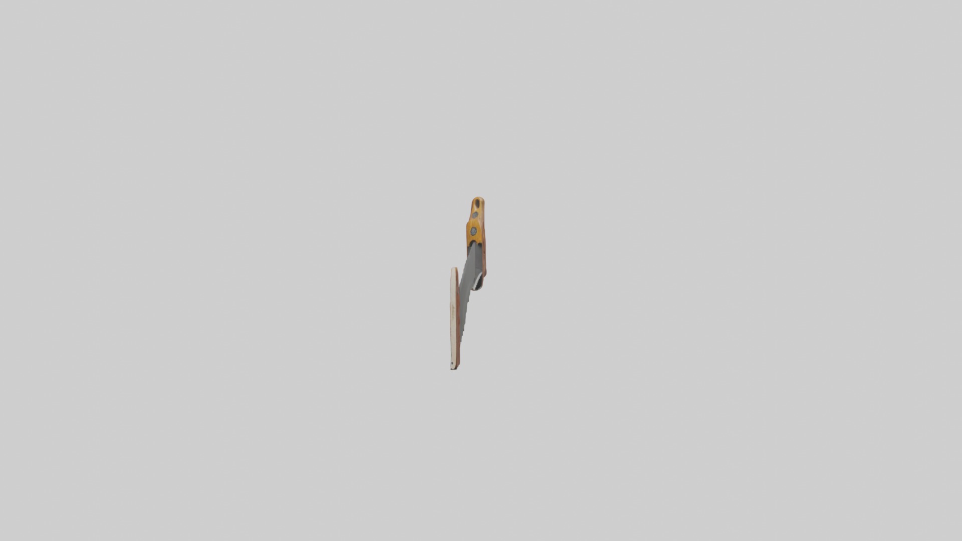 Handsaw Model Low-poly 3D model_3