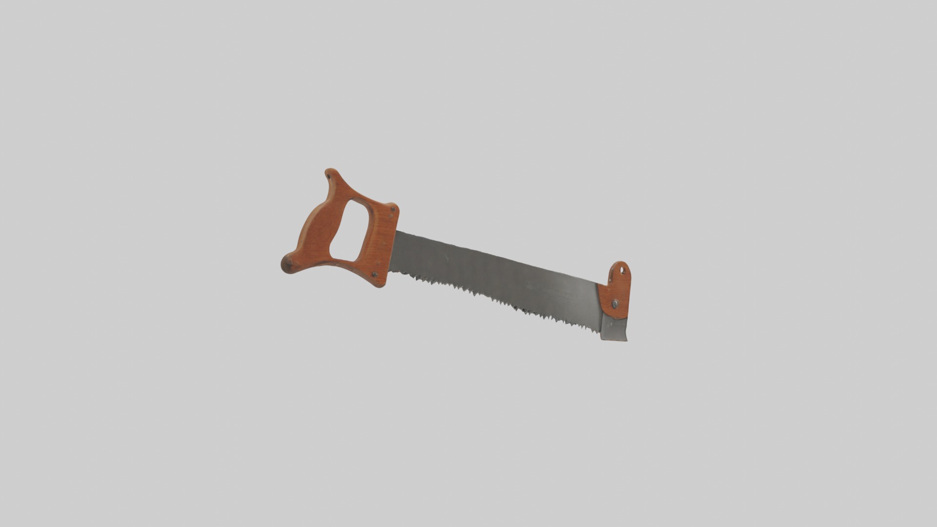 Handsaw Model Low-poly 3D model_2