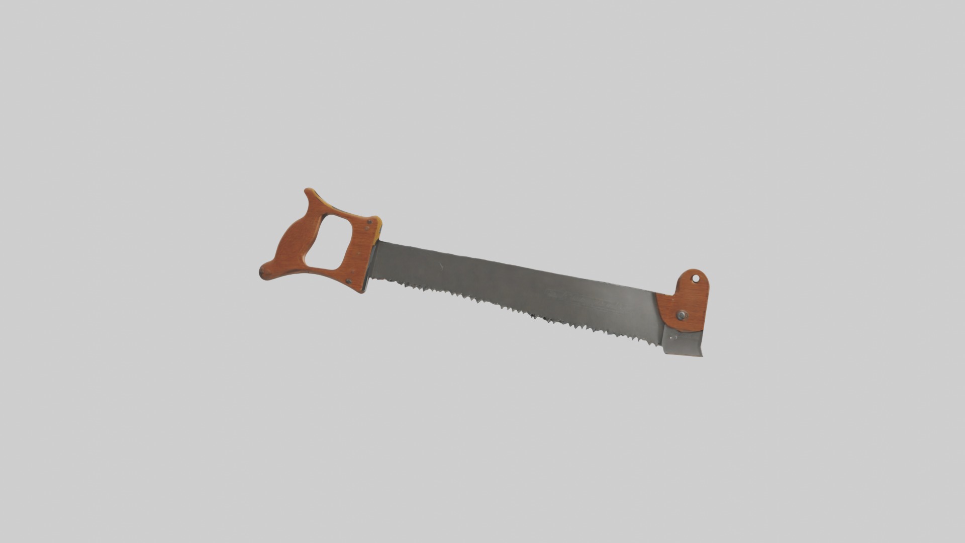 Handsaw Model Low-poly 3D model_7