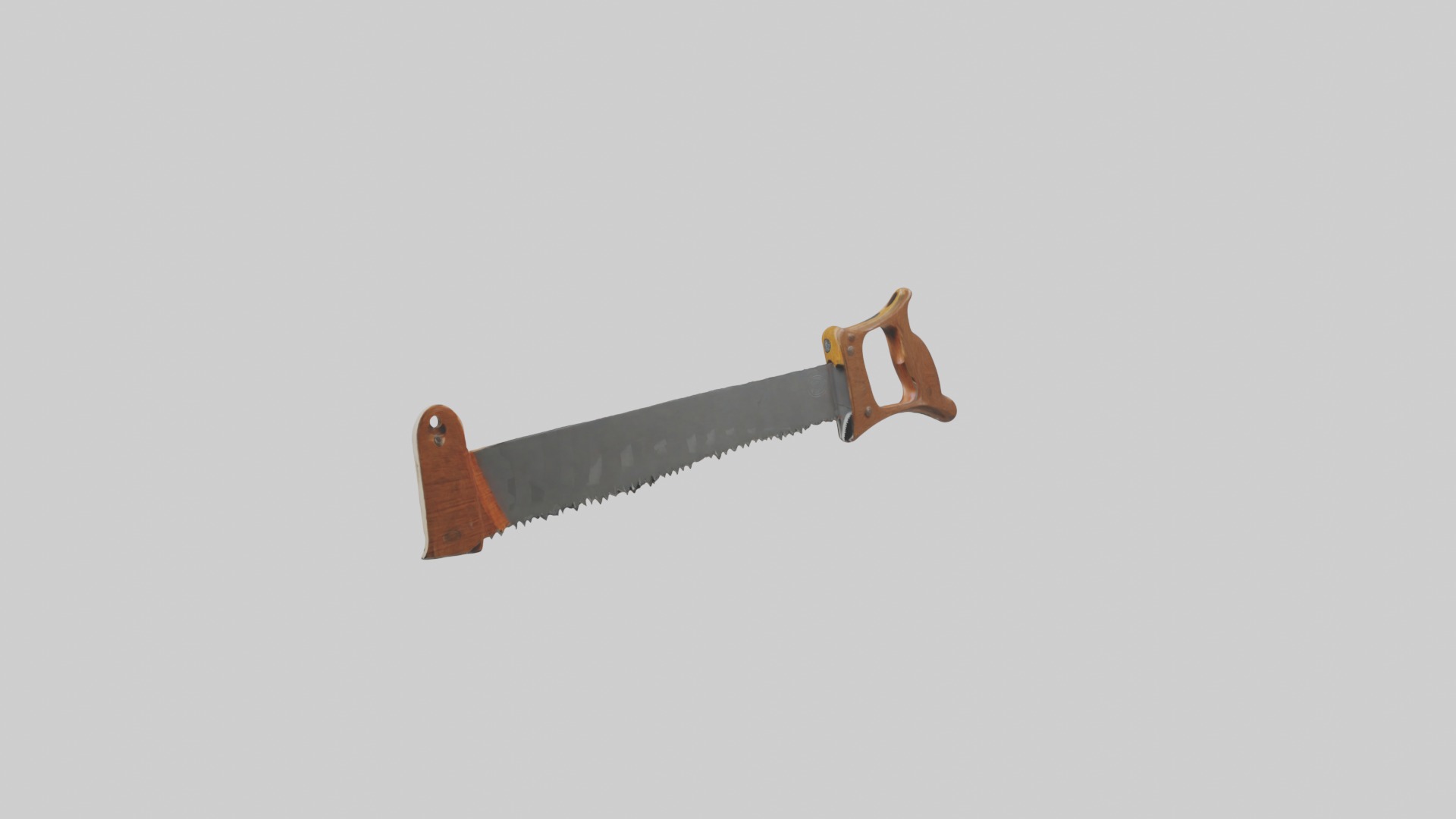 Handsaw Model Low-poly 3D model_4