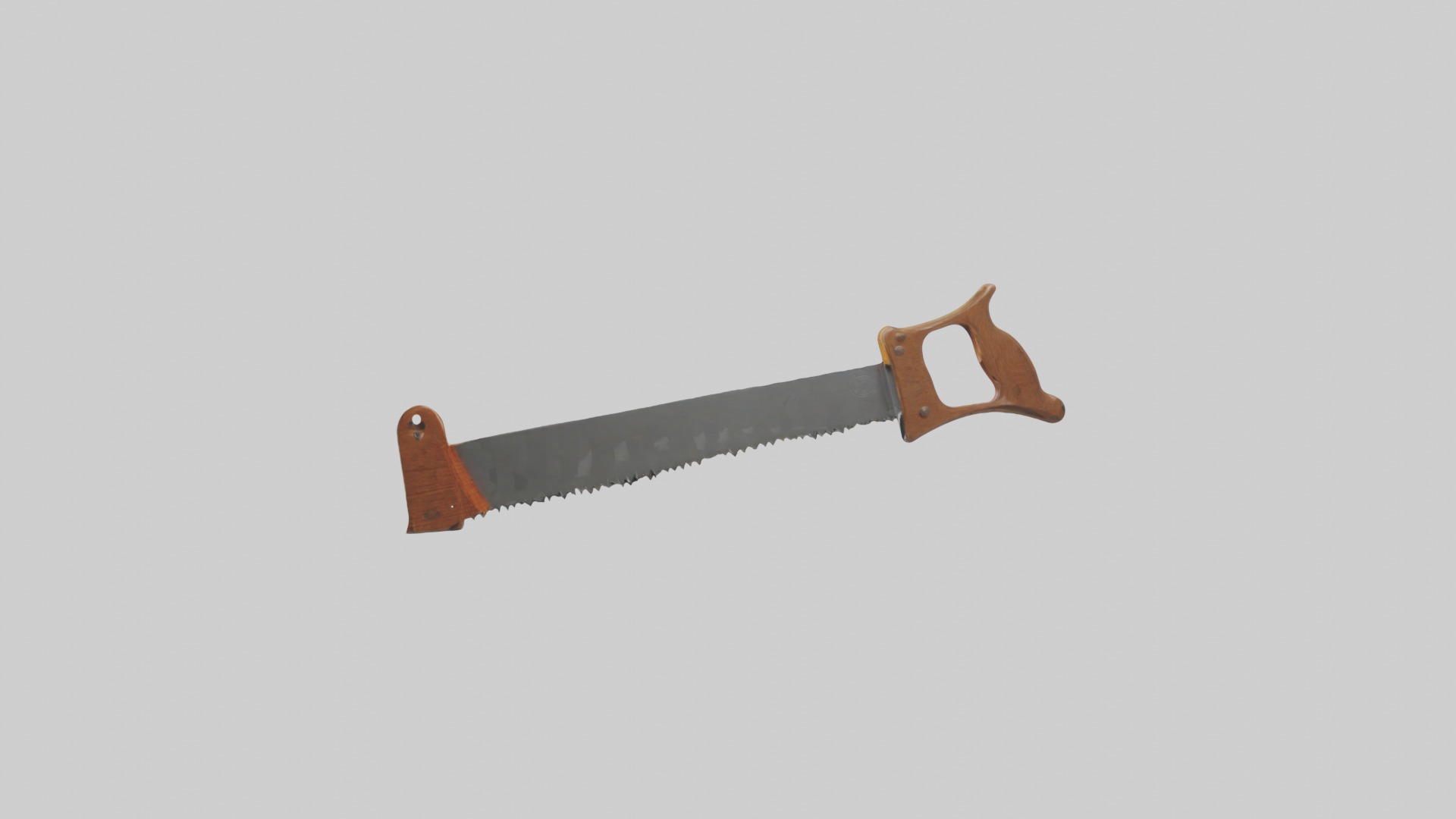 Handsaw Model Low-poly 3D model_6