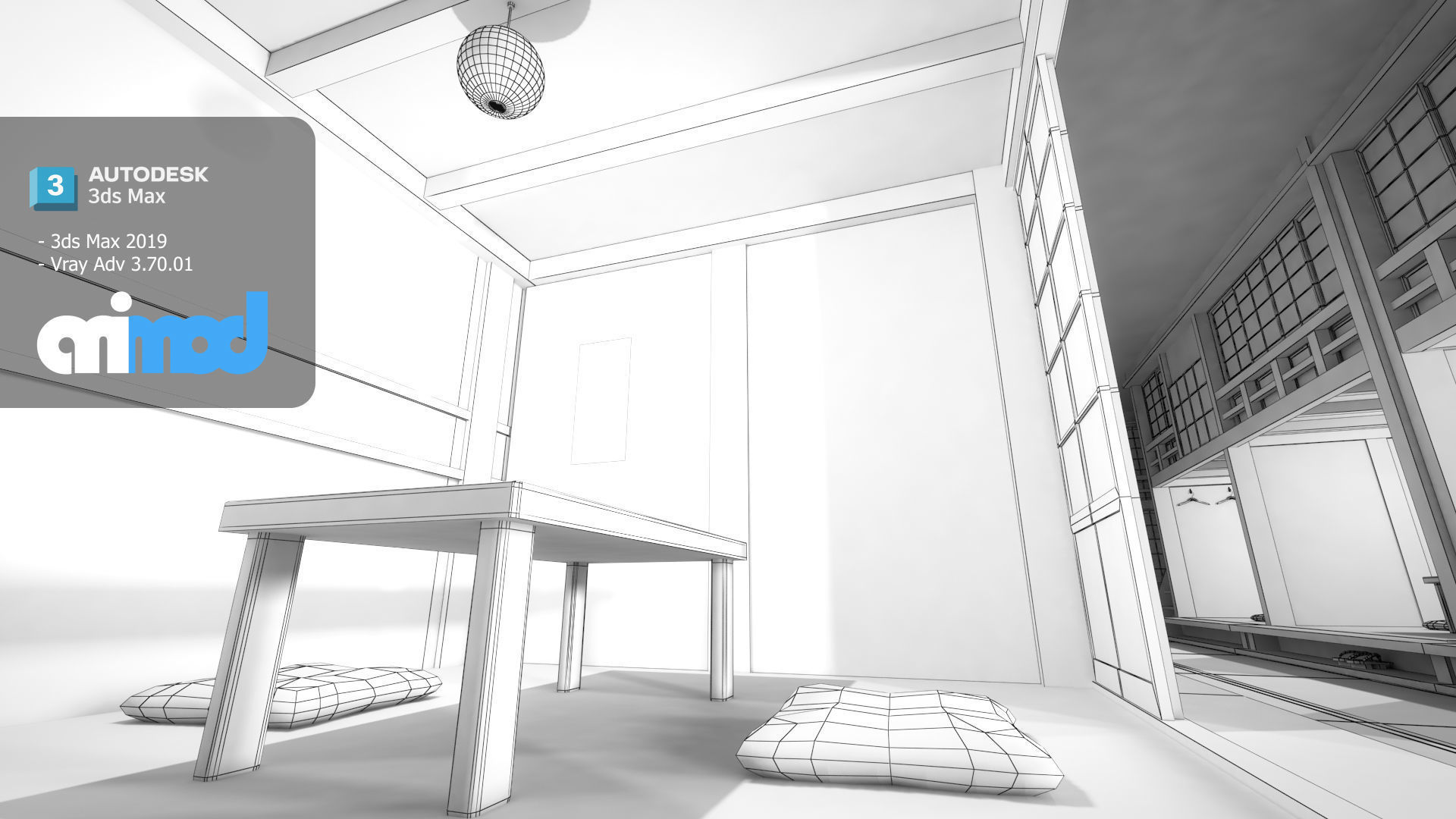 Japanese Izakaya Restaurant 0003 3D model_9