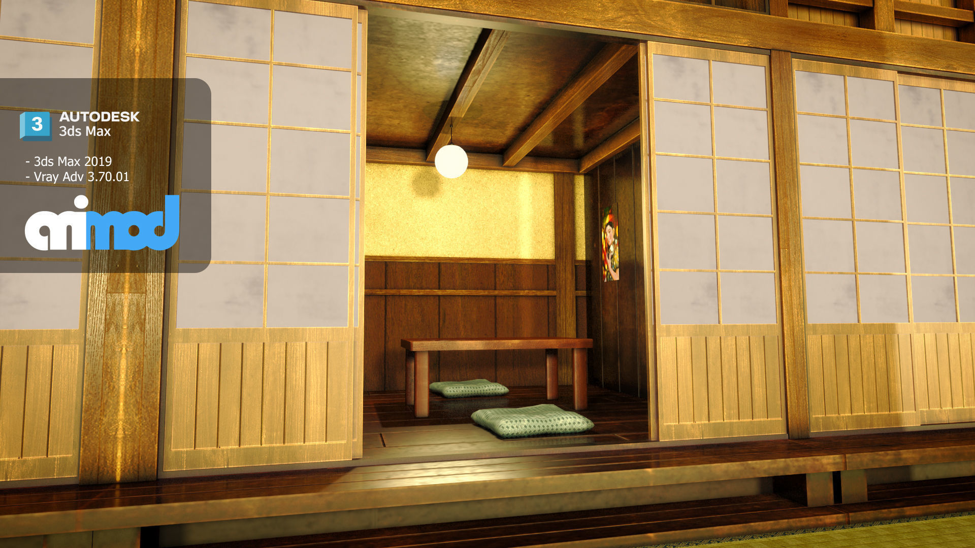 Japanese Izakaya Restaurant 0003 3D model_2