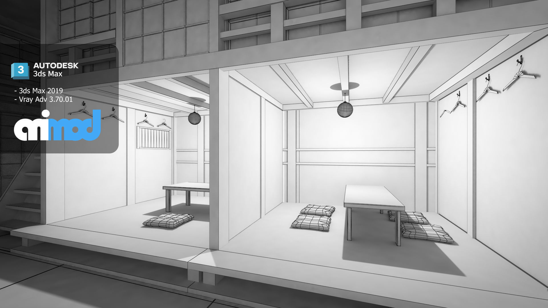 Japanese Izakaya Restaurant 0003 3D model_6