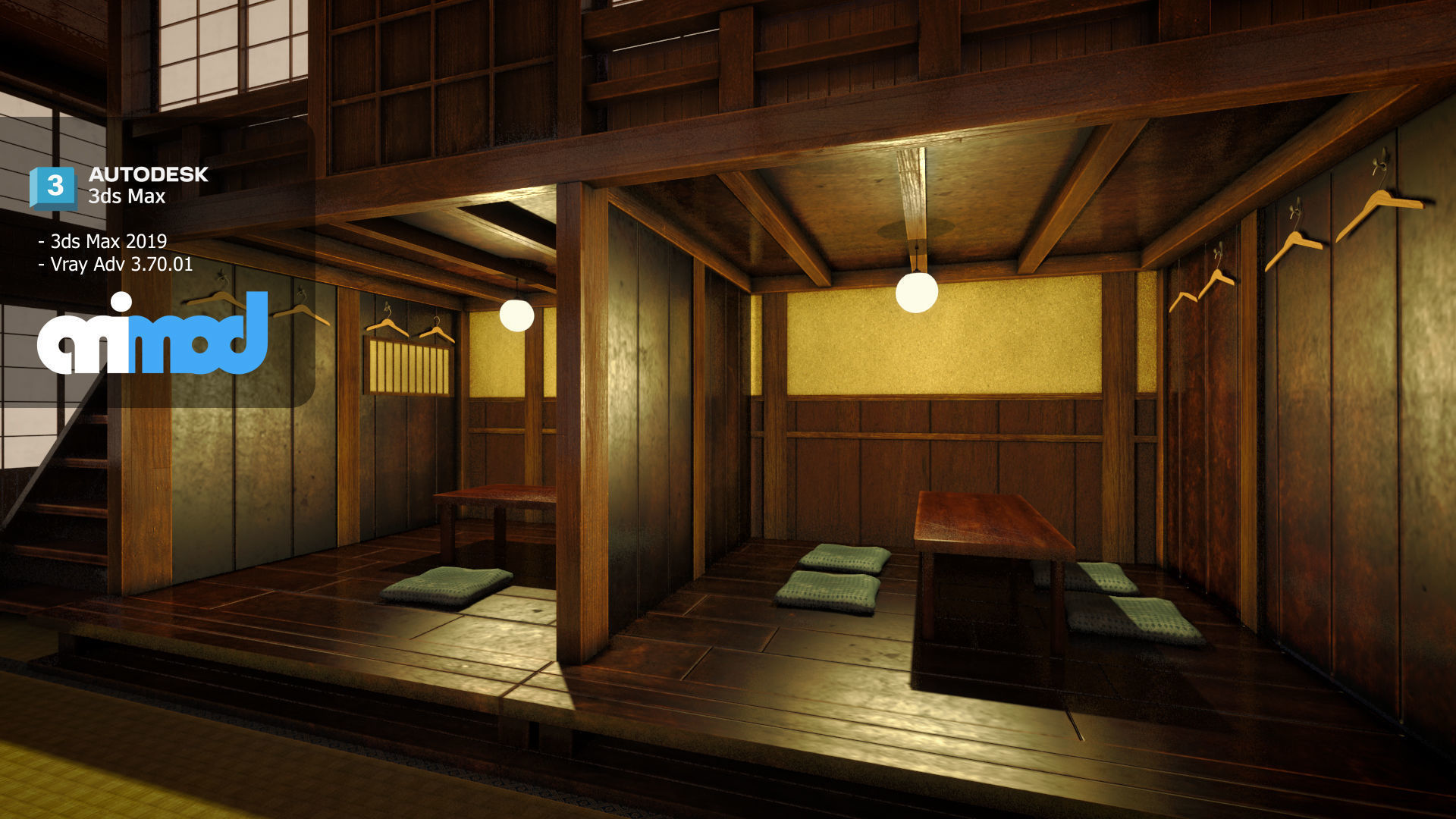 Japanese Izakaya Restaurant 0003 3D model_1