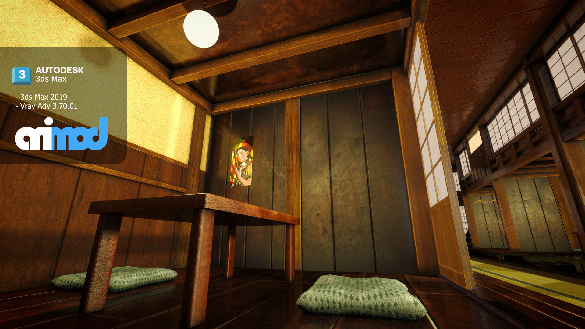 Japanese Izakaya Restaurant 0003 3D model_4