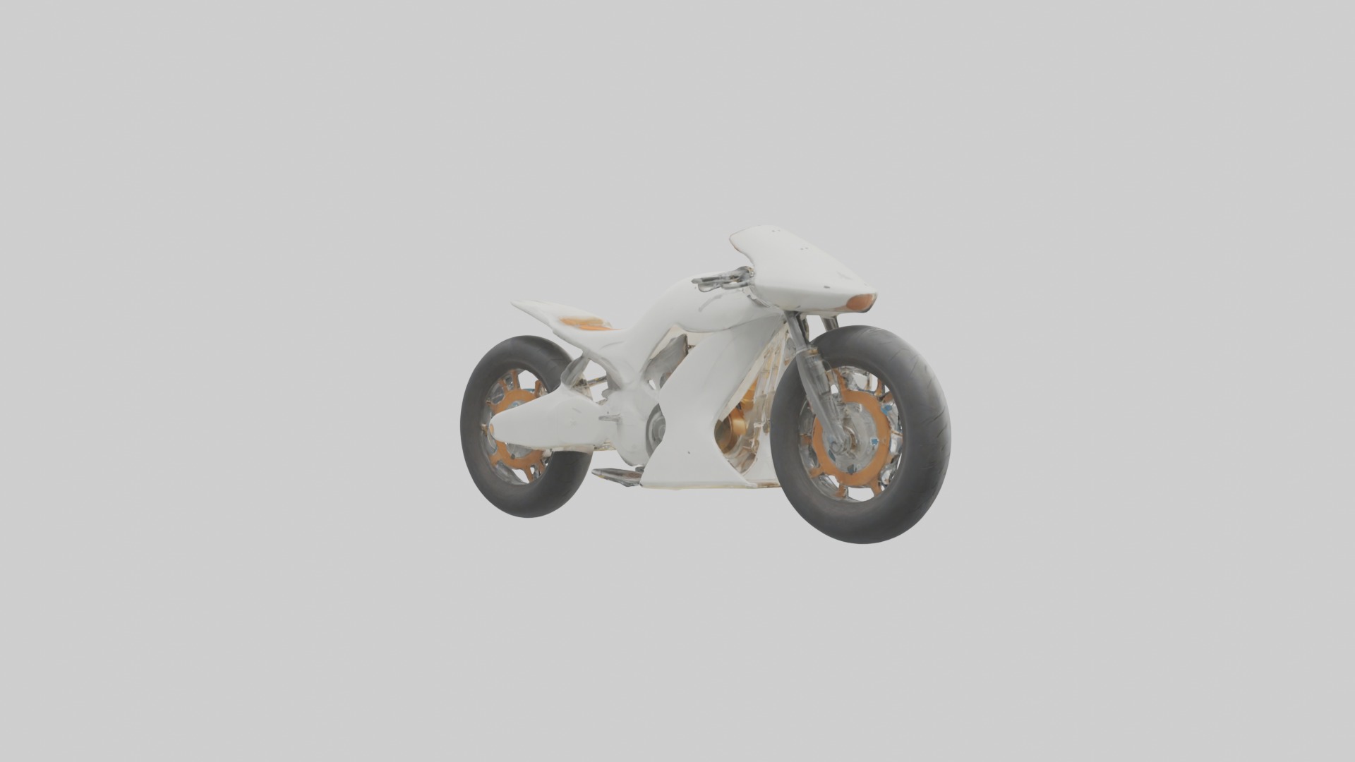 Gravity Defying Bike 1 Low-poly 3D model_2