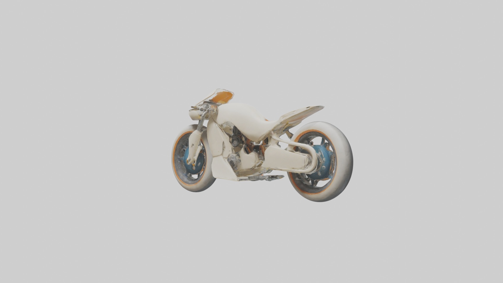 Gravity Defying Bike 1 Low-poly 3D model_4