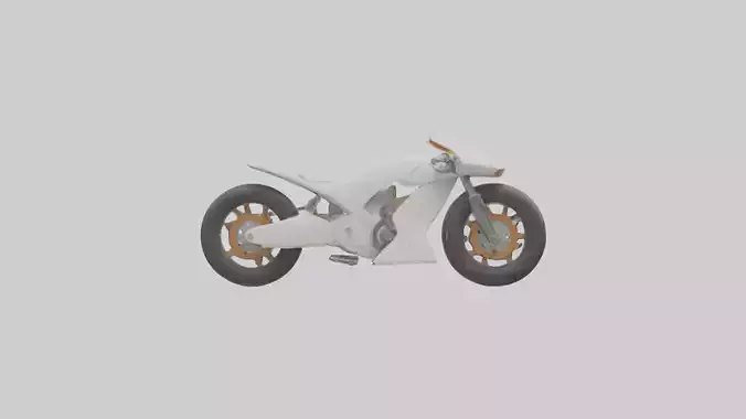 Gravity Defying Bike 1 Low-poly 3D model