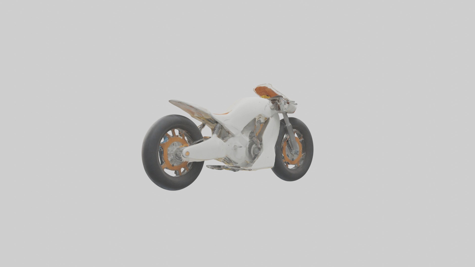 Gravity Defying Bike 1 Low-poly 3D model_1